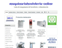 Tablet Screenshot of maquinariahosteleria-online.com